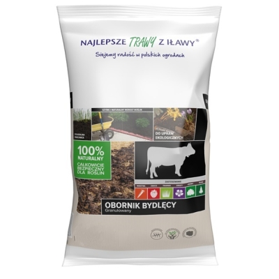 Obornik Bydlęcy Granulowany Kwiatów Organiczny 100 x 10L Paleta